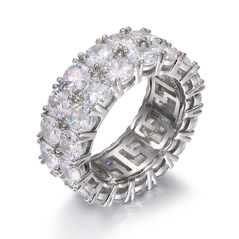 VVS Moissanite Eternity Band