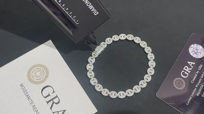 Gucci Link Moissanite Bracelet